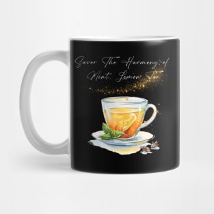 Savor the harmony of mint lemon tea! Mug